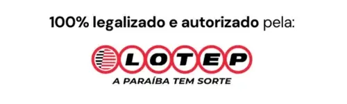 100% legalizado e autorizado pela LOTEP — A Paraíba tem sorte